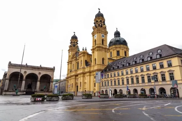 Der Odeonsplatz in München